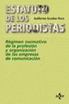 ESTATUTO DE LOS PERIODISTAS