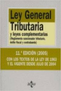 Ley general tributaria y leyes complementarias