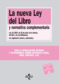La nueva Ley del Libro y normativa complementaria