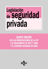 Legislación de seguridad privada