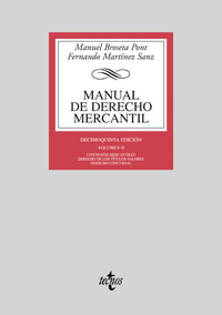 MANUAL DE DERECHO MERCANTIL.(VOL.II).(BIBL.UNIVERSITARIA)