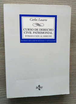 CURSO DERECHO CIVIL PATRIMONIAL.(INTRODUCCION AL DERECHO)