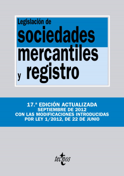 Legislación de sociedades mercantiles y registro