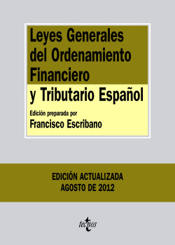 Leyes generales del ordenamiento financiero y tributario español
