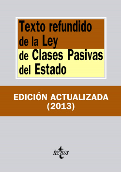 Texto refundido de la ley de clases pasivas del estado