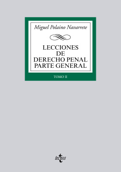 Lecciones de derecho penal parte general