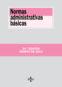 Normas administrativas básicas