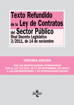 Texto refundido de la ley de contratos del sector público