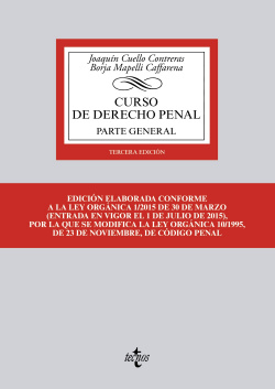 Curso de derecho penal:parte general 2015