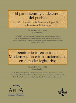 El Parlamento y el defensor del pueblo. XXII Jornadas de la AELPa