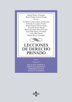 Lecciones de derecho privado