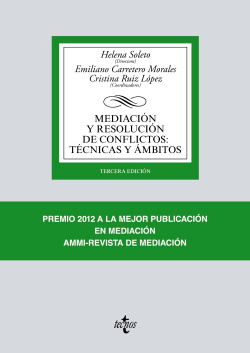 MEDIACIÓN Y RESOLUCIÓN DE CONFLICTOS:TÈCNICAS Y ÁMBITOS