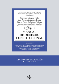 MANUAL DE DERECHO CONSTITUCIONAL.(VOL.I)
