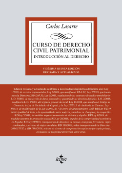 CURSO DE DERECHO CIVIL PATRIMONIAL 2019