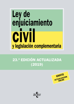 LEY DE ENJUICIAMIENTO CIVIL Y LEGISLACIÓN COMPLEMENTARIA 2019