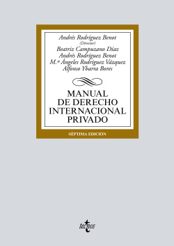 Manual de Derecho Internacional privado