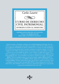 Curso de Derecho Civil patrimonial