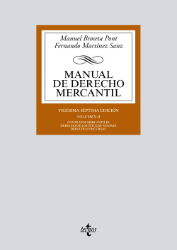 Manual de Derecho Mercantil