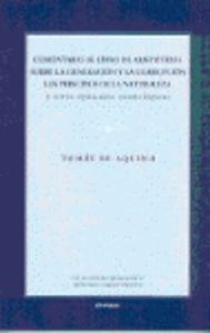 Comentario libro aristoteles sobre generacion y corrupcion