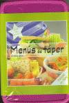 Menús de taper