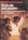 ACTA DE DEFUNCION
