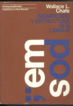 SIGNIFICADO Y ESTRUCTURA DE LA LENGUA