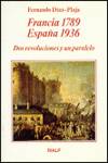 Francia 1789 - España 1936. Dos revoluciones y un paralelo