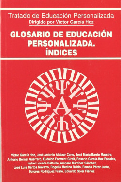 Glosario de educación personalizada. Índices
