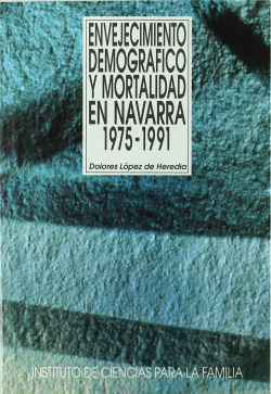 Envejecimiento demográfico y mortalidad en Navarra. 1975-1991