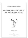 Cenizas sobre un fondo de pájaros de nieve