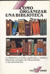 COMO ORGANIZAR UNA BIBLIOTECA