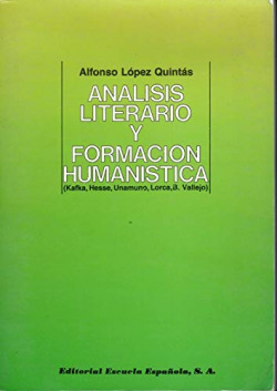 ANALISIS LITERARIO Y FORMACION HUMANISTICA