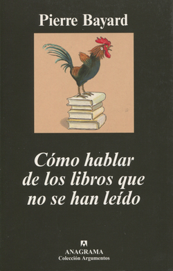 Cómo hablar de los libros que no se han leído