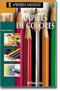 Así se pinta con lápices de colores