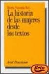 La historia de las mujeres desde los textos