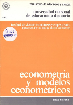 ECONOMETRÍA Y MODELOS ECONOMETRICOS.(UNIDAD DIDÁCTICA 4)