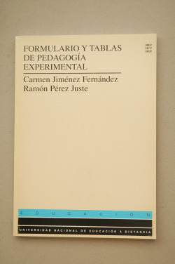 FORMULARIO Y TABLAS DE PEDAGOGIA EXPERIMENTAL