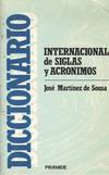 DICCIONARIO INTERNACIONAL DE SIGLAS Y ACRONIMOS
