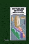 CONTABILIDAD DE COSTES.ANALISIS Y CONTROL.