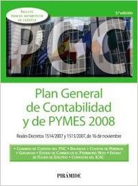 Plan General de Contabilidad y de PYMES 2008
