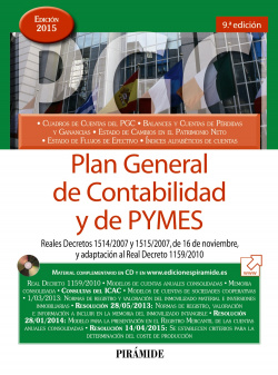 Plan general de contabilidad y de Pymes