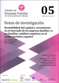 RENTABILIDAD DEL CAPITAL Y CRECIMIENTO EN EL MERCADO EMPRESA FAMILIAR VS NO FAMILIAR