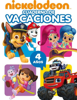 Cuaderno Vacaciones 4 años Nickelodeon