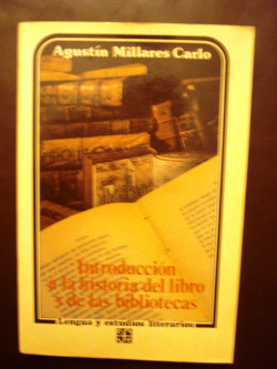 Introducción a la historia del libro y de las bibliotecas