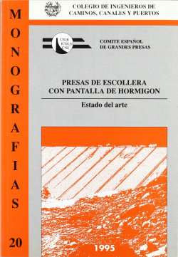 Presas de Escollera con Pantalla de Hormigón.