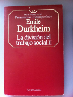 La división del trabajo social II