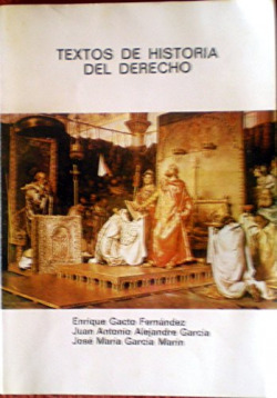 TEXTOS DE HISTORIA DEL DERECHO