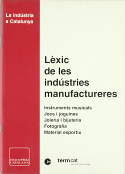 Lèxic de les indústries manufactureres