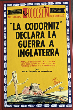CODORNIZ DECLARA LA GUERRA A INGLATERRA