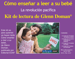 Fichas de prácticas del método Glenn Doman para aprender a leer